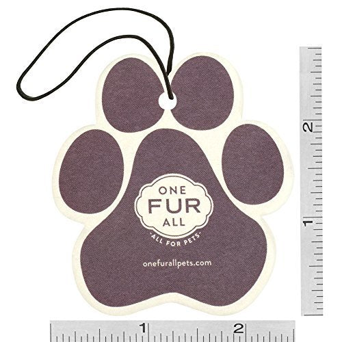 Pet House Car Air Freshener By One Fur All, Pack Of 4 - Apple Cider - Non-Toxic Auto Air Freshener, Pet Odor Eliminating Air Fre