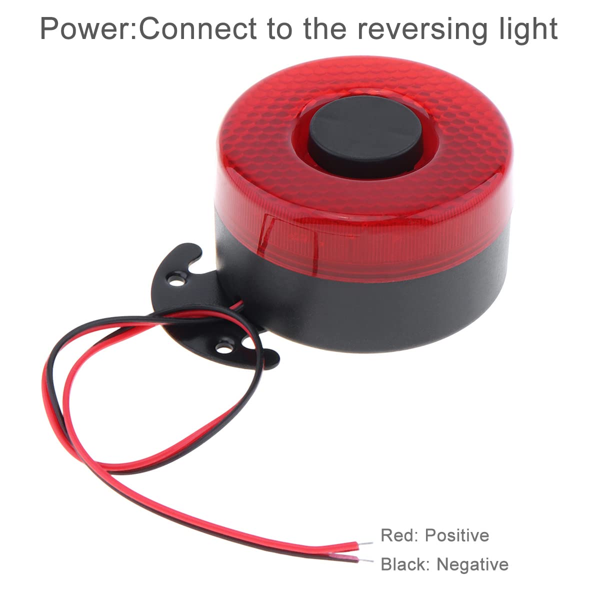DriSentri Car Back-up Alarm, 12V/24V 105dB Reverse Beeper Backup Alarm Vehicle Auto Back Up Horn Car Reverse Alarm Buzzer Siren