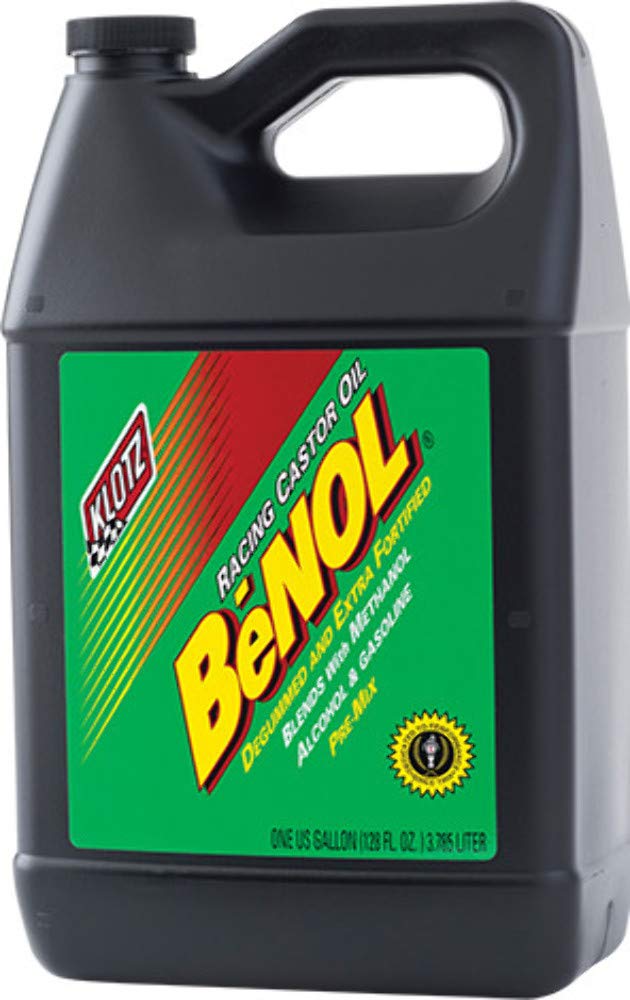 Klotz BeNOL Pre-Mix Castor Oil for 2-Stroke Racing Engines - 1 Gallon BC-171