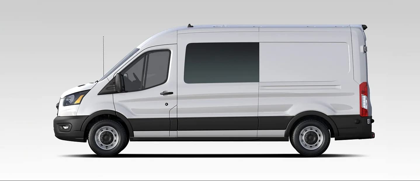 2015+ Ford Transit Oem Non-Dually 16'' Steel Wheel Black Center Caps Kit