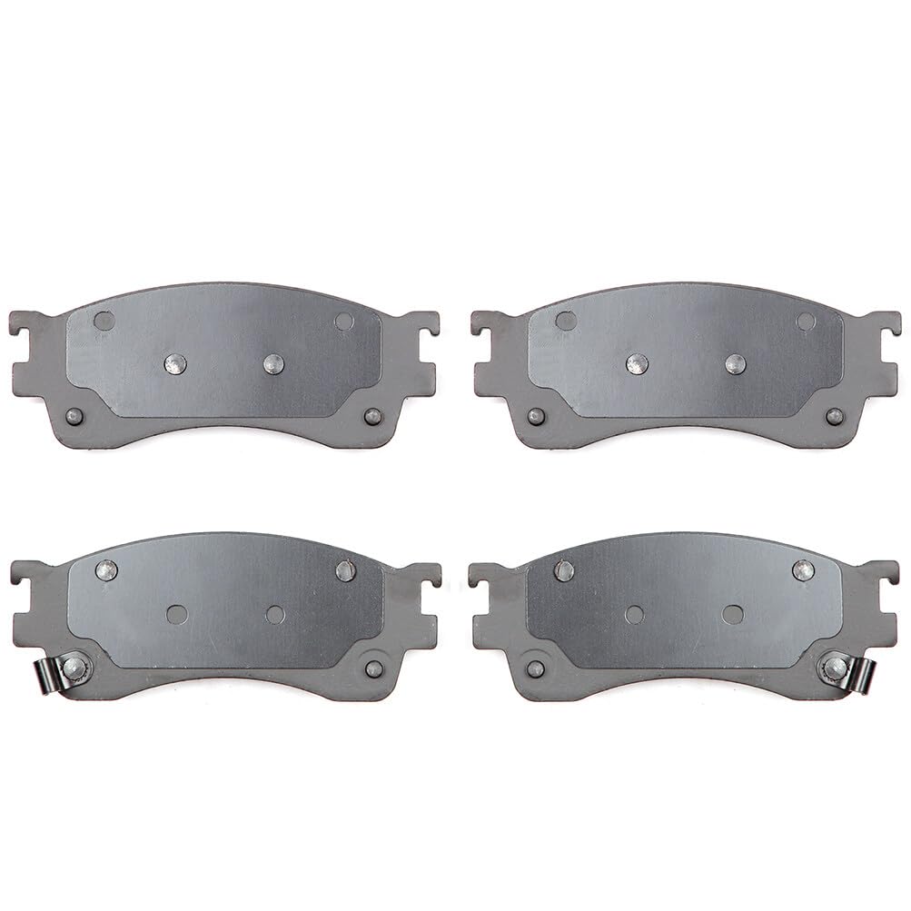 Cciyu D893 Front Ceramic Disc Brake Pads Kit - 4Pcs For Ford Probe 1993-1997, Mazda 626 1993-2002, Mx-6 1993-1997, Protege 1999-