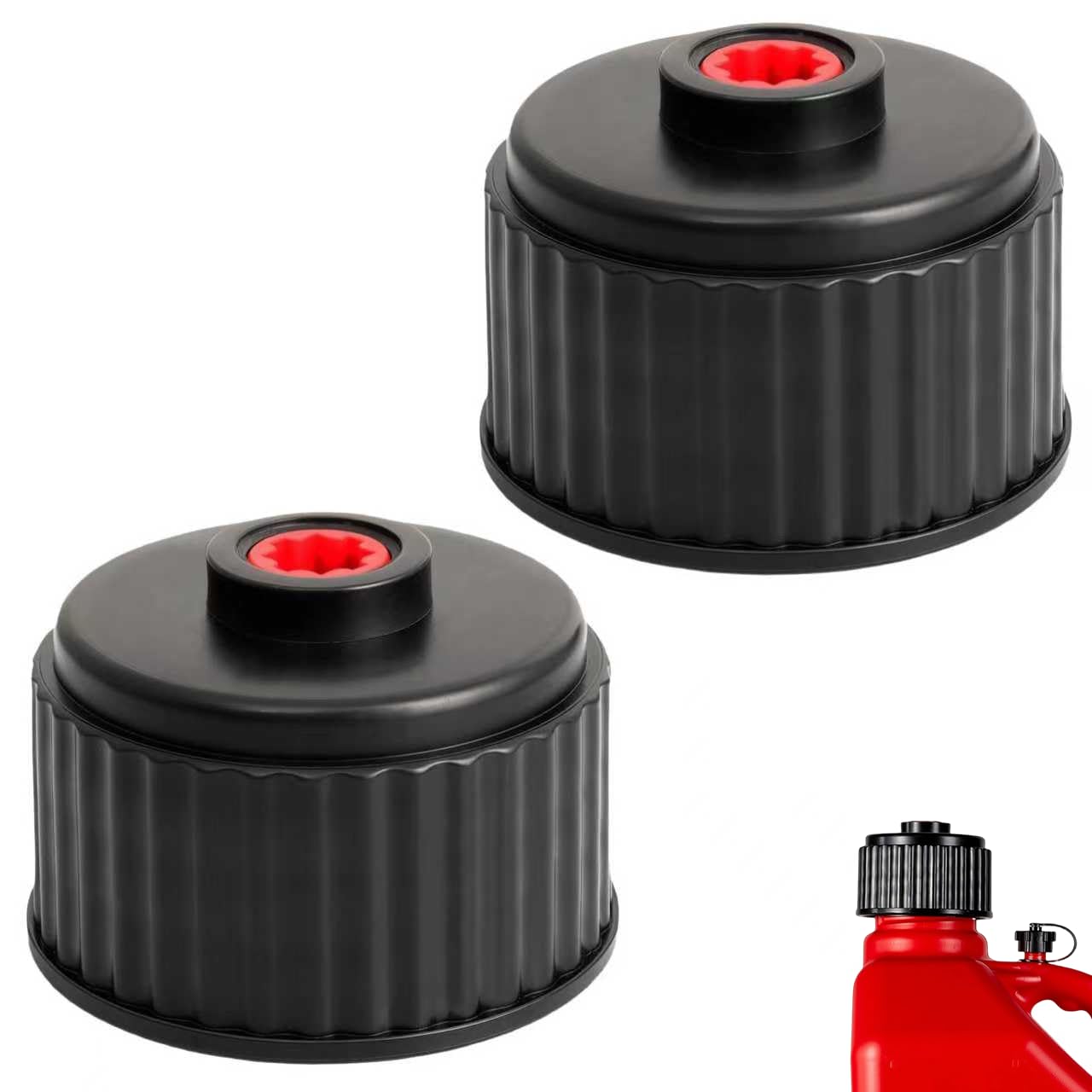 2PCS Gas Cans,Racing Fuels 3042 Replacement Jug Cap,Fuels Replacement Jug Cap,Racing Fuels Replacement Cap 3042 ,5 Gallon Racing