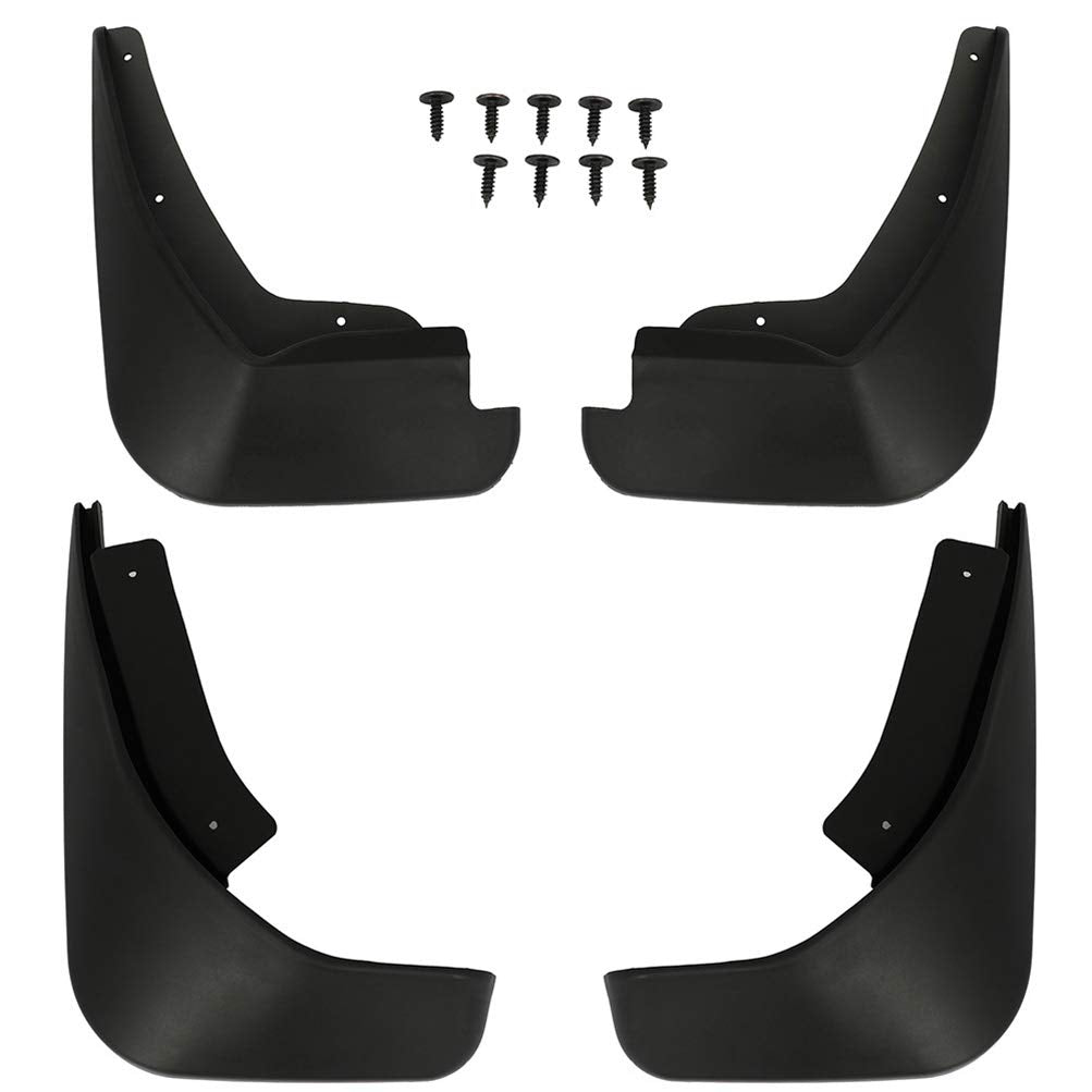 Roadfar Mud Flaps Splash Guard Compatible For Ford For Fiesta 1.0L L3 2014-2017,For Ford For Fiesta 1.6L L4 2011-2018