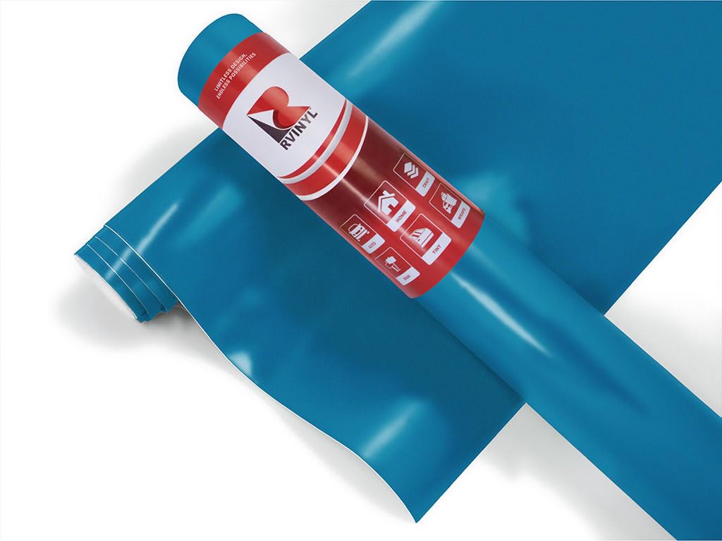 3M 2080 S347 Satin Perfect Blue (5Ft X 6In) Vinyl Wrap Film Sheet With Air-Release For Cars, Trucks & More (2.5Sq Ft Roll)