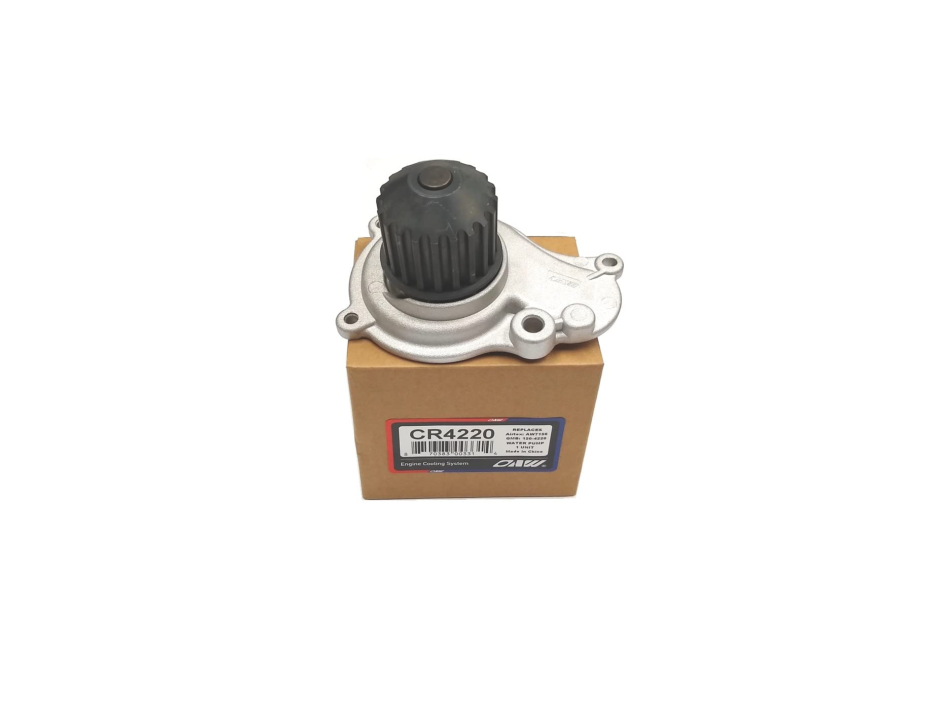 OAW CR4220 Engine Water Pump for 01-10 PT Cruiser, 97-06 Sebring, 96-07 Caravan, 95-06 Stratus, 02-05 Liberty & 03-06 Wrangler T