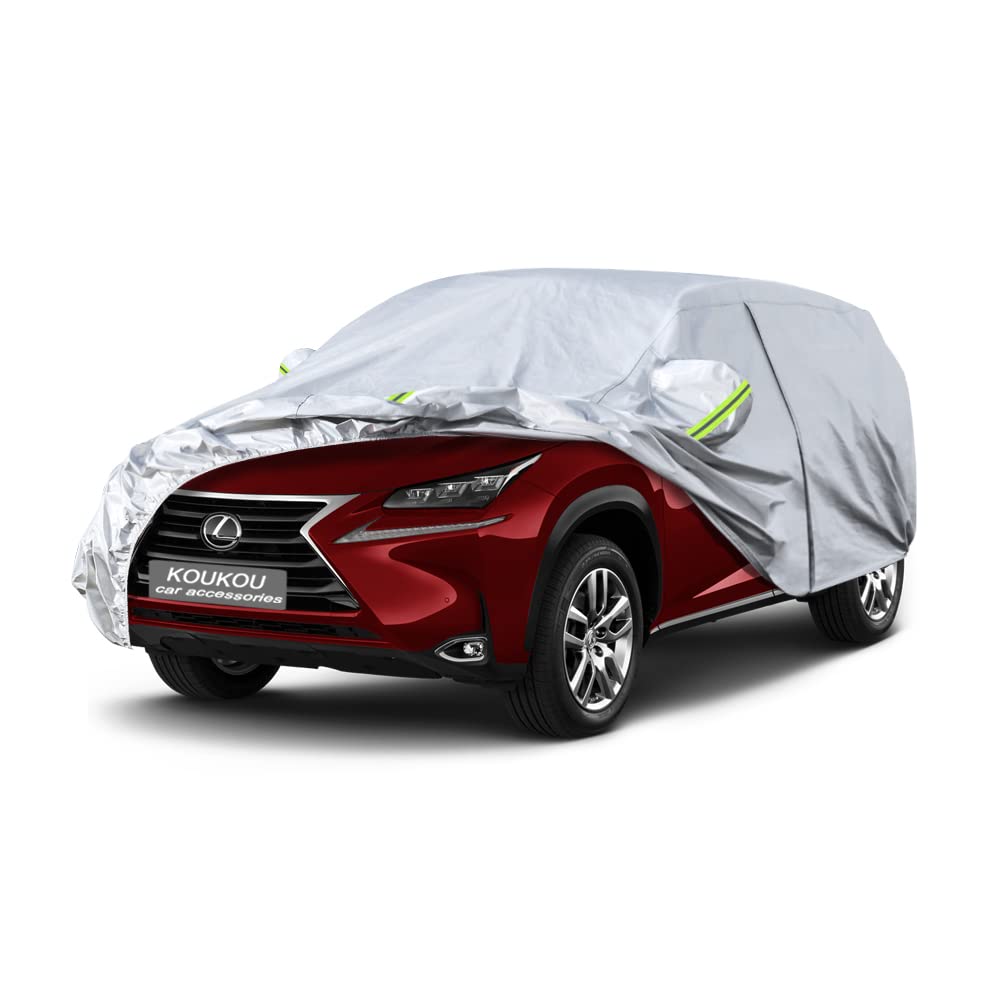 KouKou Waterproof SUV Car Cover Suitable for Lexus NX200t/300/300h from 2014 to 2025, 7 Layers Windproof All Weather Waterproof 