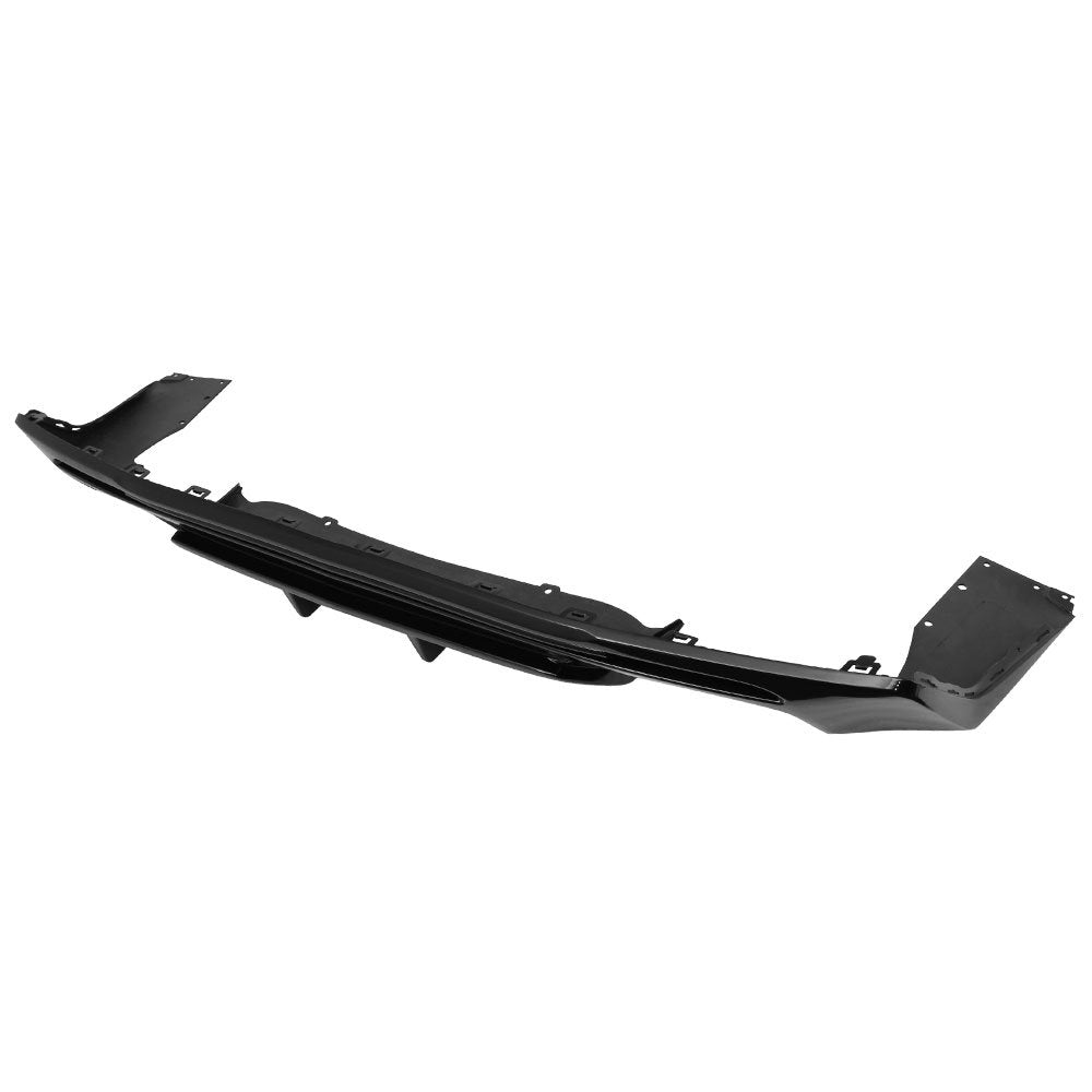 Ikon Motorsports Rear Diffuser Compatible With 2016-2024 Chevy Camaro, Glossy Black Pp Rear Bumper Lip Lower Body Protection Avo