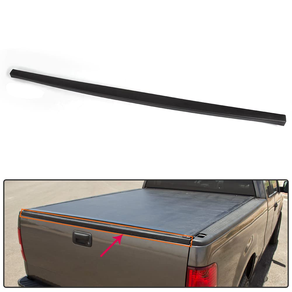 PIT66 Textured Tailgate Molding Cap, Compatible with 2004-2008 Ford F150/ 2006-2008 Lincoln Mark LT, Spoiler Top Protector Cover