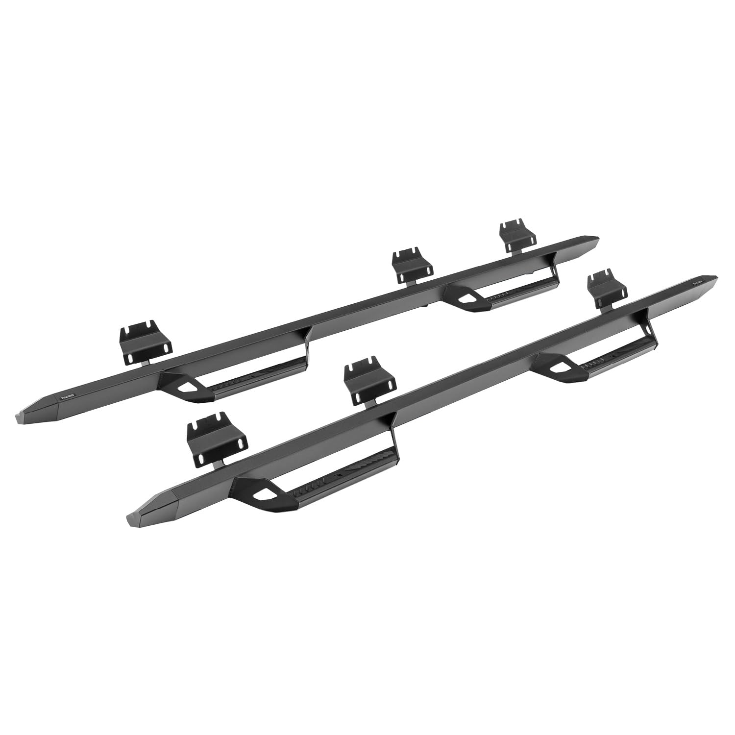 Realtruck Predator Pro Steps For Ford Bronco | Wheel-To-Wheel, Rust-Proof Aluminum, Textured Black | Prf2156B-Tx | Fits 2021-2024 Ford Bronco 2-Door