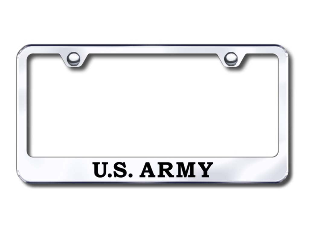U.S. Army Stainless Steel License Plate Frame