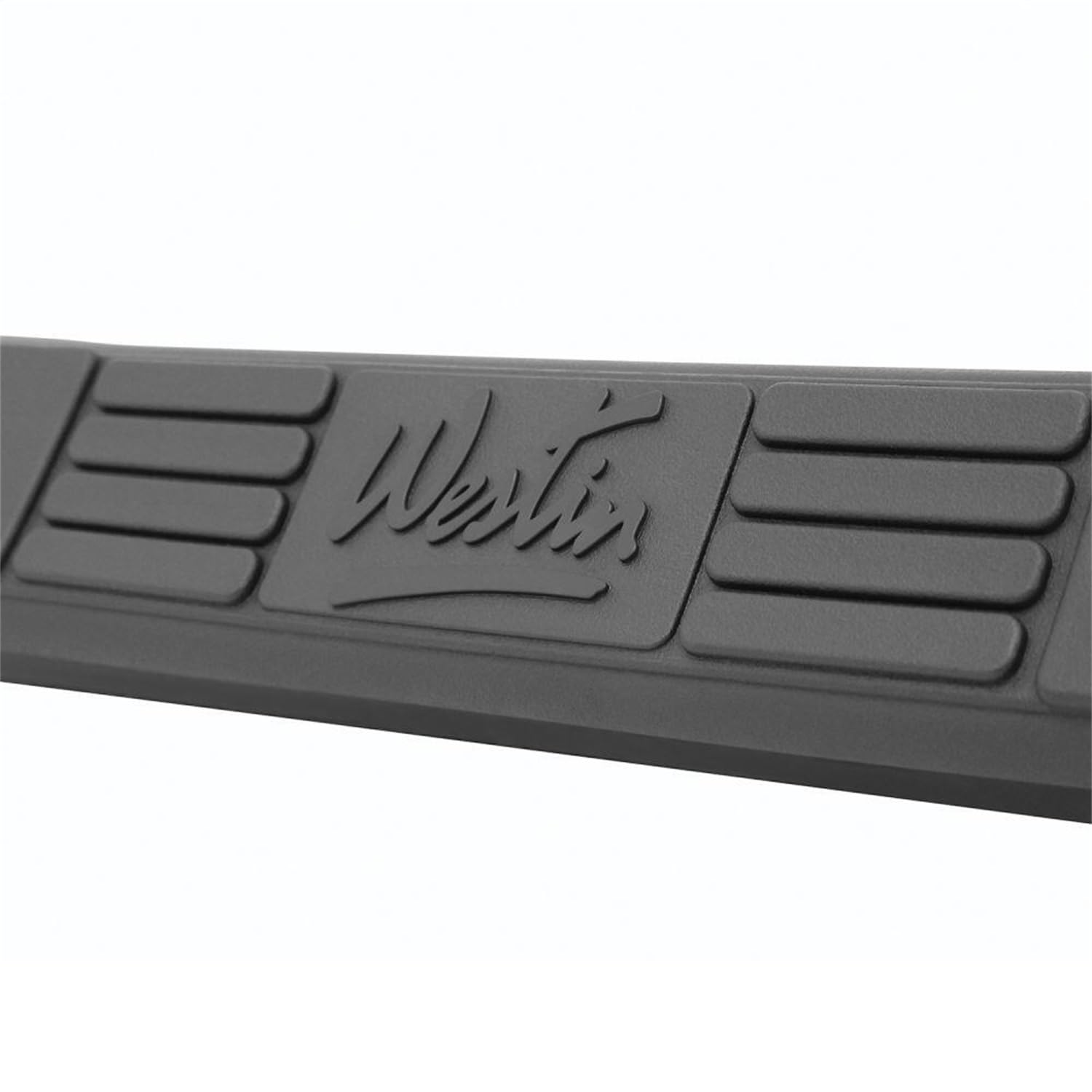 Westin 25-1955 Signature 3 Round Nerf Bars Fits 1999-2013 Silverado Sierra 1500 2001-2014 Silverado Sierra 2500 3500Hd Crew Cab Black Pair