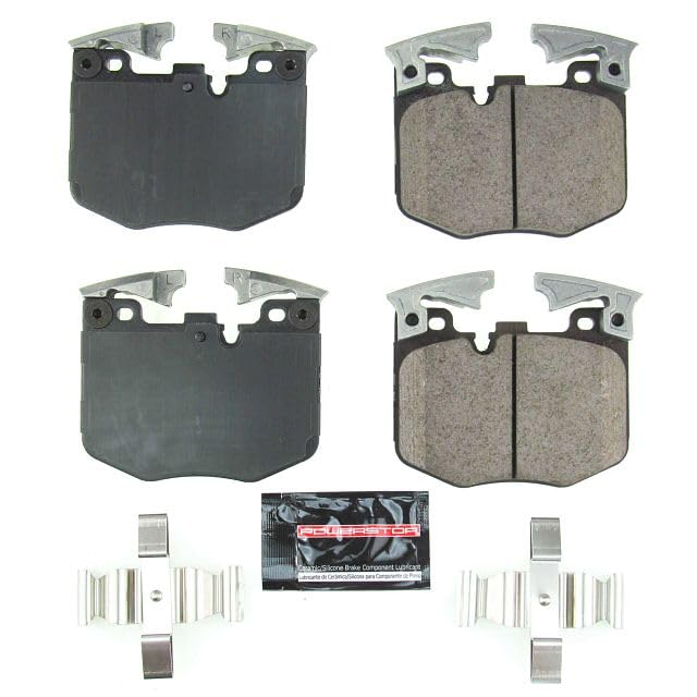 Power Stop Z23-1867 Front Z23 Evolution Sport Carbon Fiber Infused Ceramic Brake Pads With Hardware