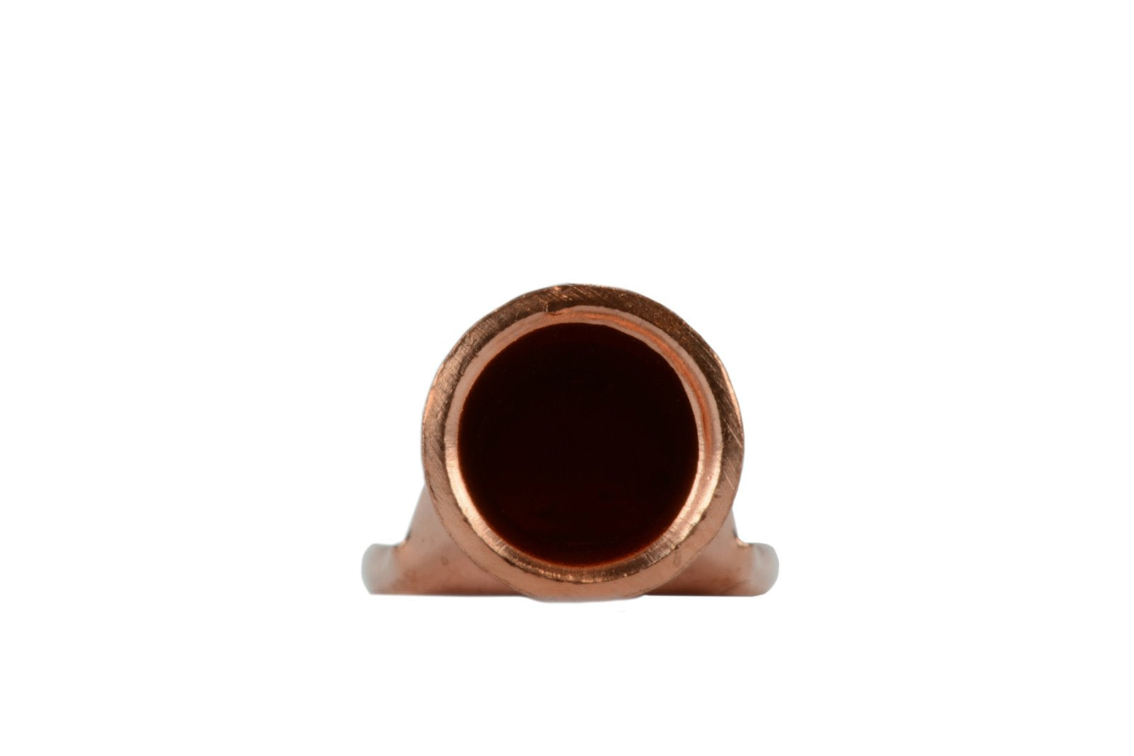 Temco 50 Pack Bare Copper Welding Battery Cable Ends, Lugs Terminal 6 Awg 5/16 '' Hole (6 Awg To 1/0 Awg Options Available)