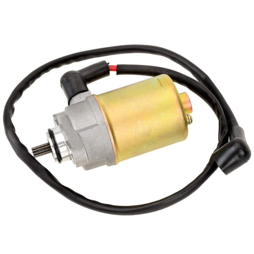 Hiaors 10 Teeth Starter Motor For Tao Tao Jonway Sunl Roketa Baja Peace Sports Gy6 47Cc 49Cc 50Cc Chinese 4-Stroke Qmb139 Engine