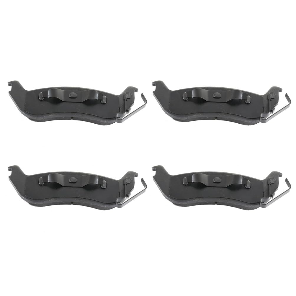 Cciyu D932 Rear Semi-Metallic Disc Brake Pads Kit For Ford For Crown Victoria 03-11, For Ford For Ranger 10-11,For Lincoln Town
