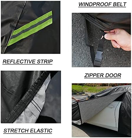 Kaugung 7 Layers Car Cover Custom Fit Toyota Corolla Hatchback From 1997 To 2025, Waterproof All Weather Resistant Outdoor Indoo
