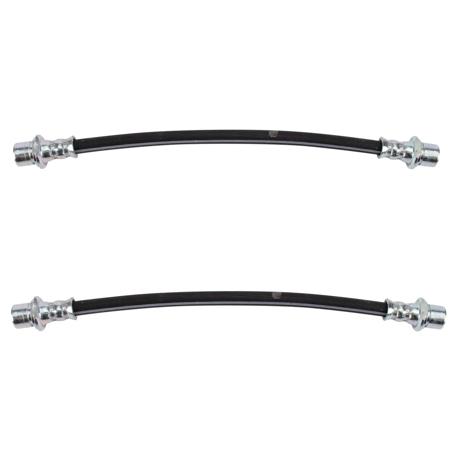 Trq Rear Brake Hose Set Compatible With 2003-2008 Pontiac Vibe 2002-2008 Toyota Corolla Matrix 2001-2006 Prius