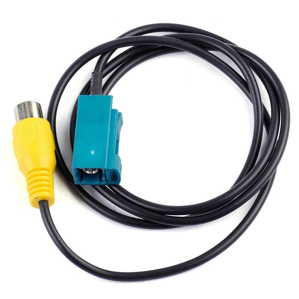 Thecoolcube Reverse Camera Adapter Fakra To Rca Reversing Parking Cable Compatible With Benz A/B/C/Cl/Clc/Cls/E/Gl/M/R/Sl/Slk/Sl
