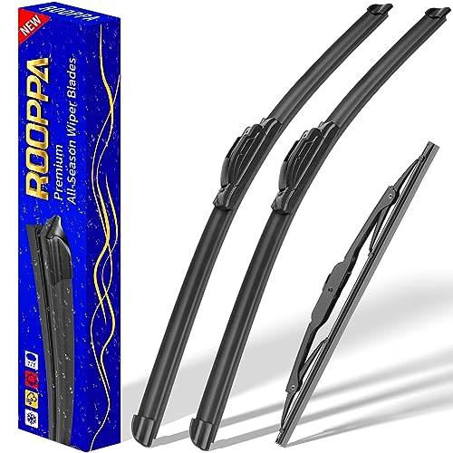 3 Wipers Replacement For 2008-2019 Dodge Grand Caravan, Windshield Wiper Blades Original Equipment Replacement - 26''/20''/16''