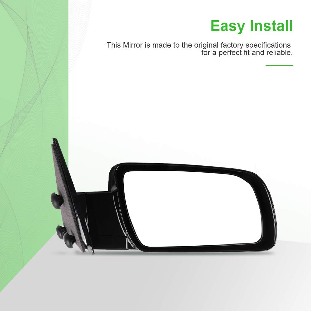 Scitoo Side View Mirrors A Pair Of Mirrors Fit Compatible With 1988-1999 For Chevy C1500 C2500 C3500 For Chevy K1500 K2500 K3500 1995-2000 For Chevy Tahoe Manual Folding 15036360