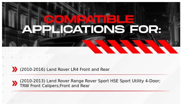 R1 Concepts Front Rear Brakes And Rotors Kit Front Rear Brake Pads Brake Rotors And Pads Semi Metallic Brake Pads And Rotors Fit