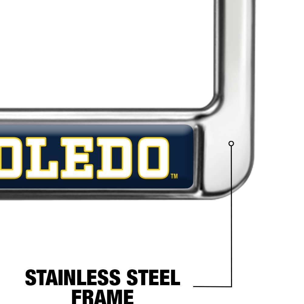 University of Toledo Alumni Logo Full Size Standard License Plate Metal Frame