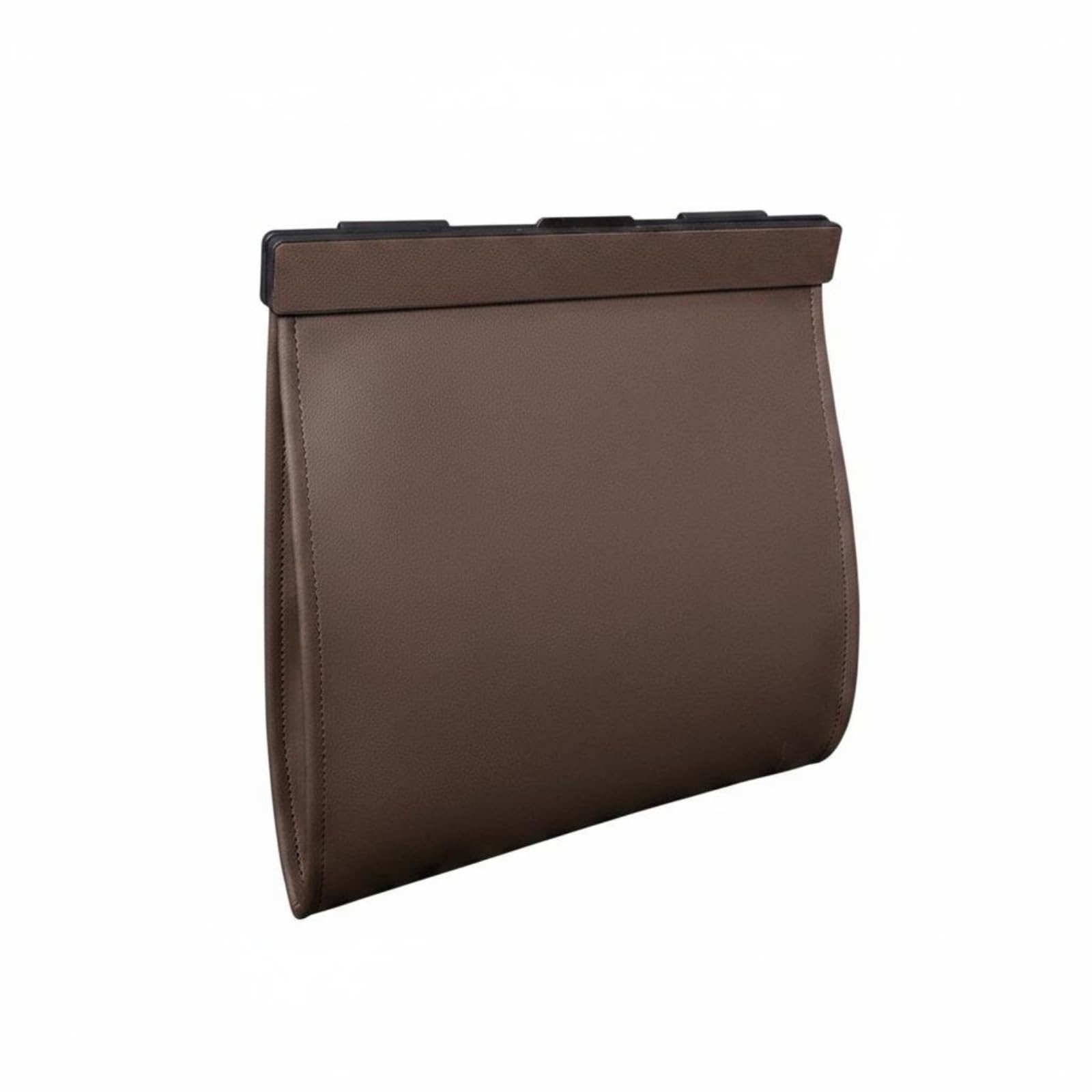 STYLEHEAVEN Easy to Stow Foldable Car Trash Bin Hanging Design Rear Seat Trash Bin Portable accessibleTop Garbage Bag, Brown Mot