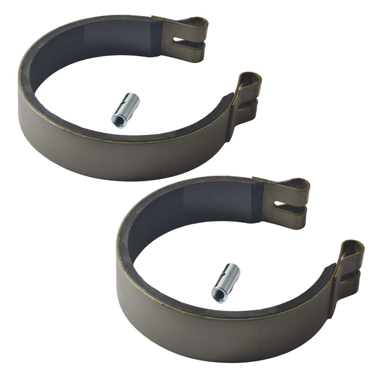 RIRECUjP 2 Pack Go Kart Mini Bike 4'' Brake Band & Pin for 4 inch Go-Cart ATV Minibike Brake Drum