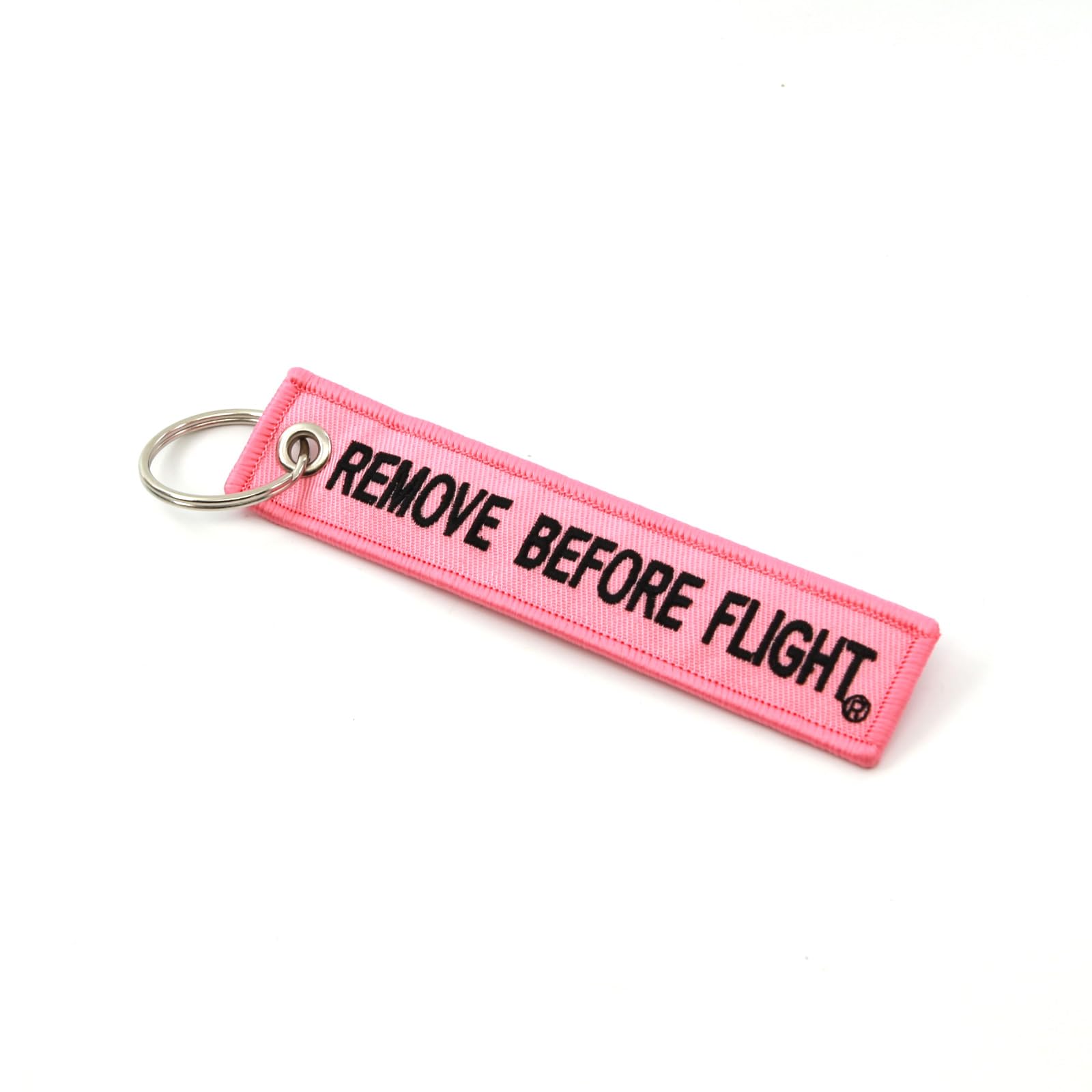Rotary13B1 Remove Before Flight Keychain - Pink - Stainless Steel/Aluminum - 1"x5" - Model RBF1184