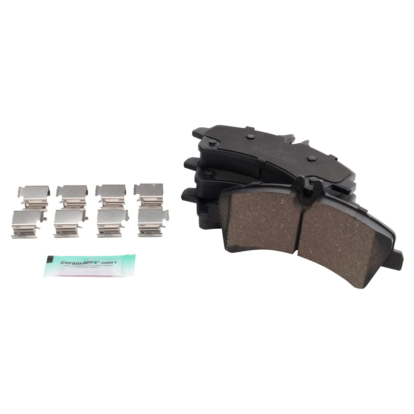 TRQ Rear Brake Pads Ceramic Compatible with 2007-2009 Dodge Sprinter 3500 2007-2018 Freightliner 2018 Sprinter 3500XD 2010-2018