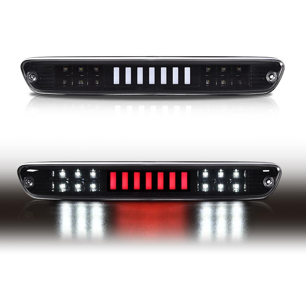 CROSSDESIGN LED 3rd Brake Light Compatible with 2004-2012 Chevy Colorado/GMC Canyon 2006-2008 Isuzu I-Series 15286505 25971002 2