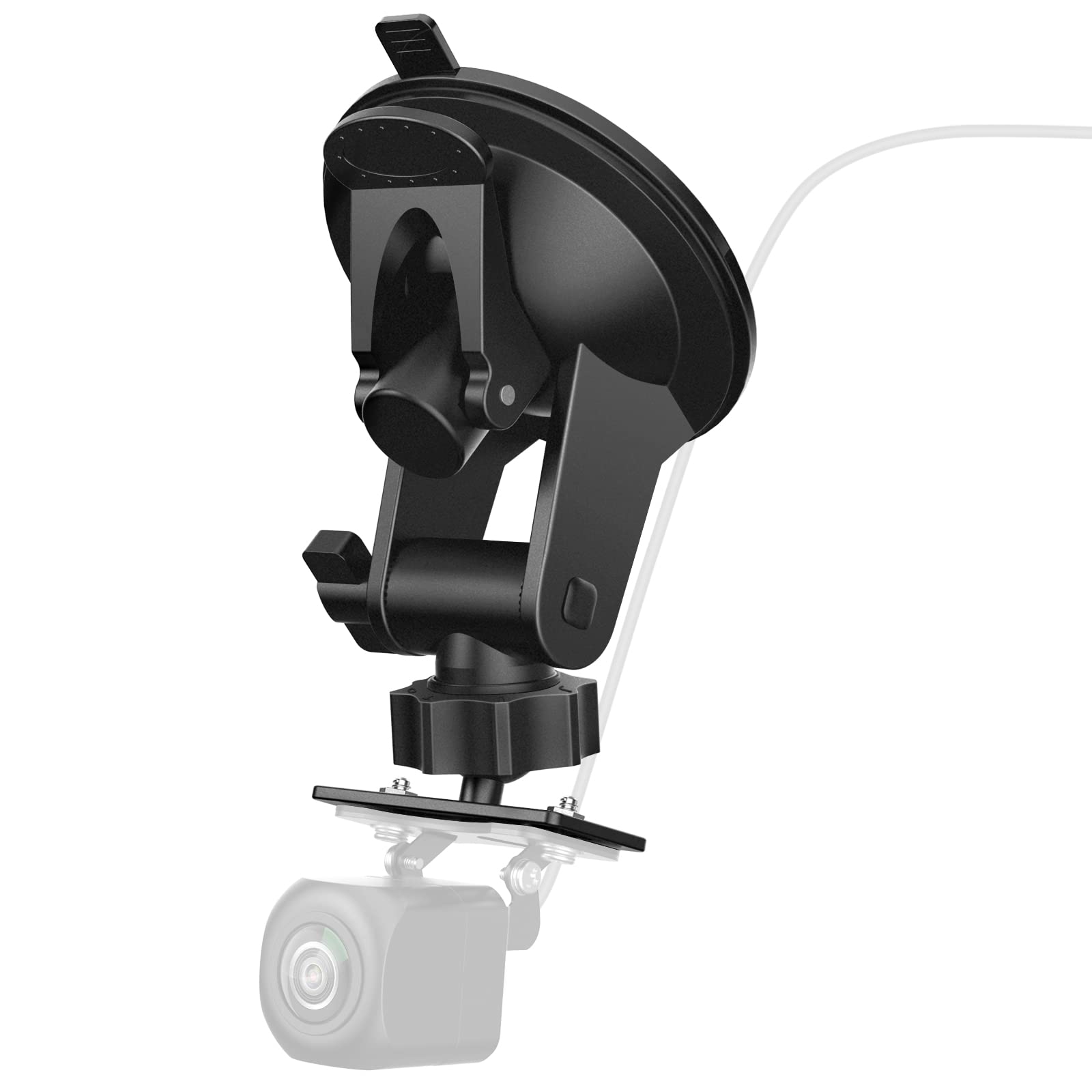 Pixelman Rear Camera Holder, Dash Cam Rear Camera Car Rear Windshield Mount, Car Recorder Rearview Camera Backup Camera Rear Win