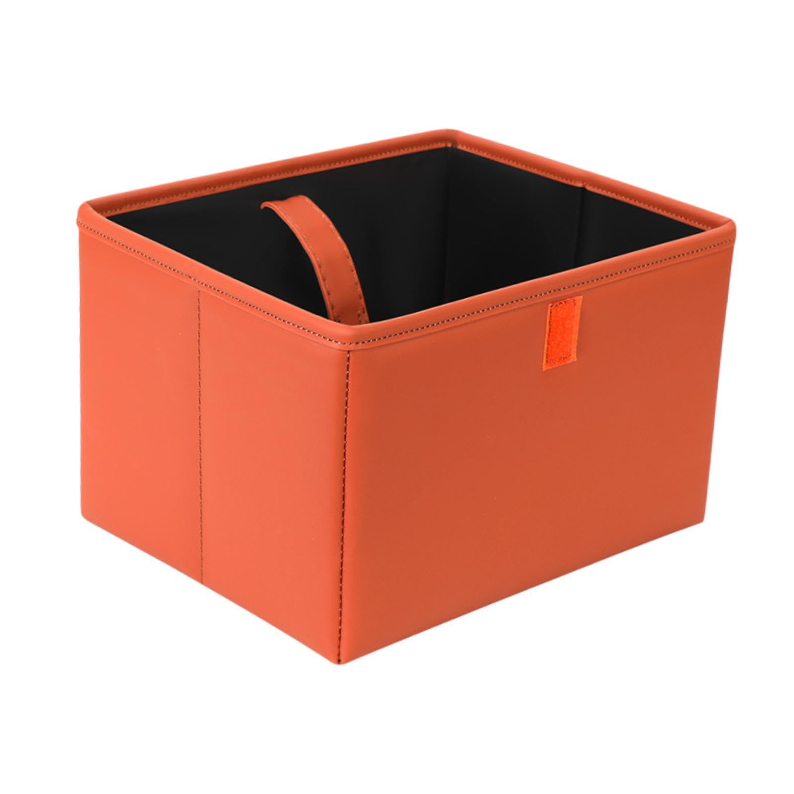 Club BollywoodFoldable Back Seat Car Trash Bin Portable Tear Resistant with Hanging Straps Orange|Motors|Parts & Accessories|Car
