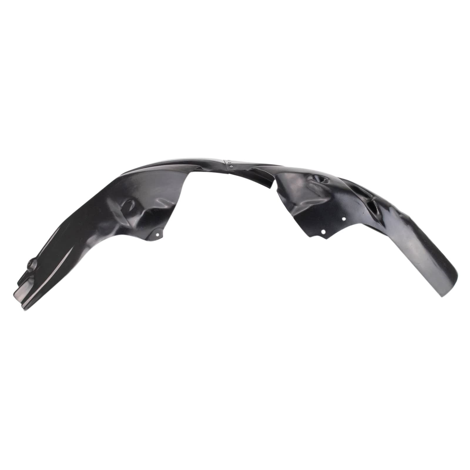 Trq Inner Fender Liner Set Compatible With 2011-2013 Ford Fiesta Fo1248153 Fo1249153