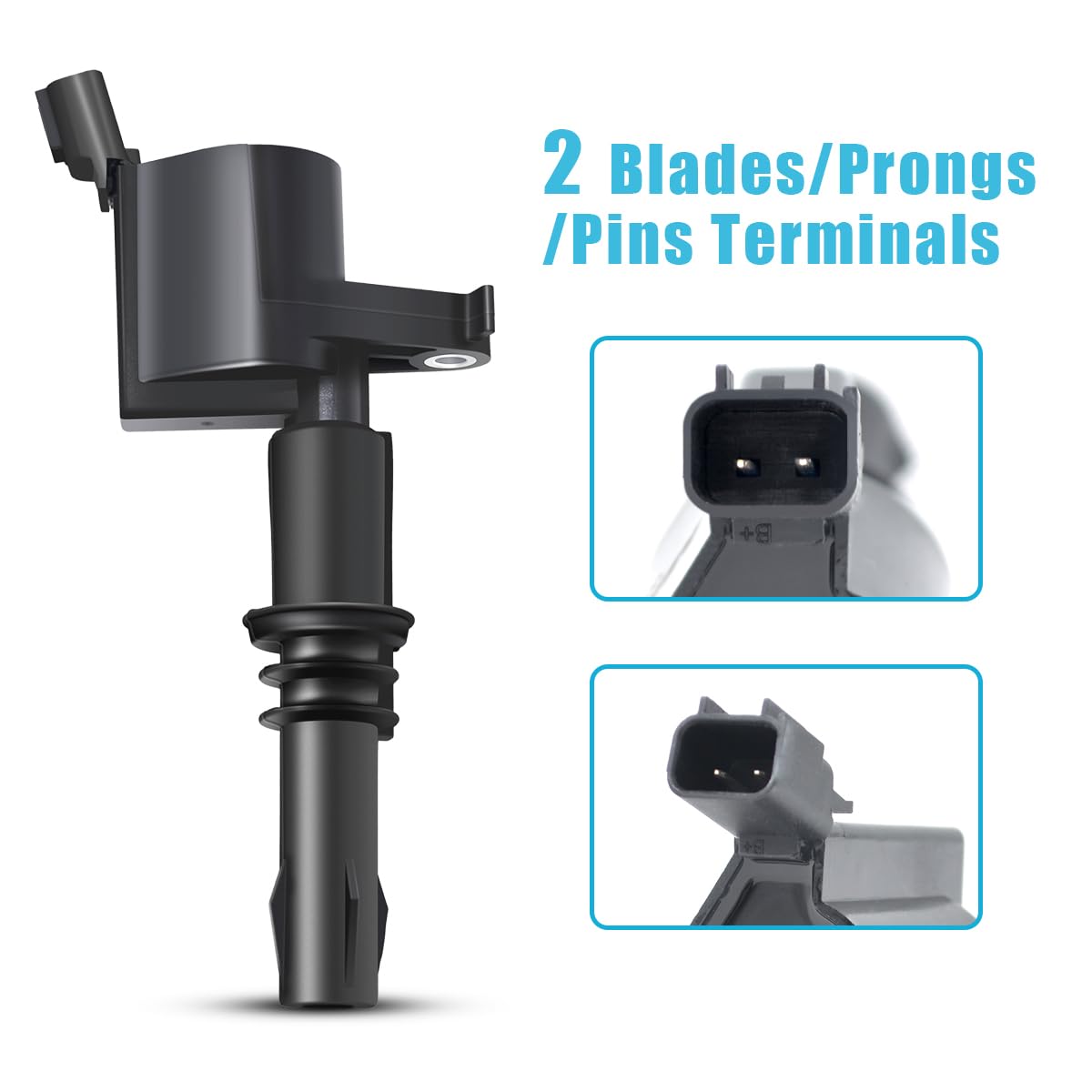 MAS Ignition Coils & Spark Plugs Set for Lincoln Expedition, F150, F250 V8 5.4L - DG511x8 & SP546x8