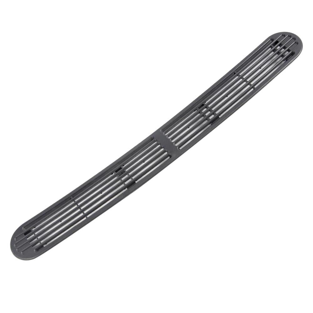 Pit66 Gray Graphite Dash Defrost Vent Cover Grille Panel Compatible With 1998-2005 Chevy S10 Replacement For Gmc Oldsmobile Suv