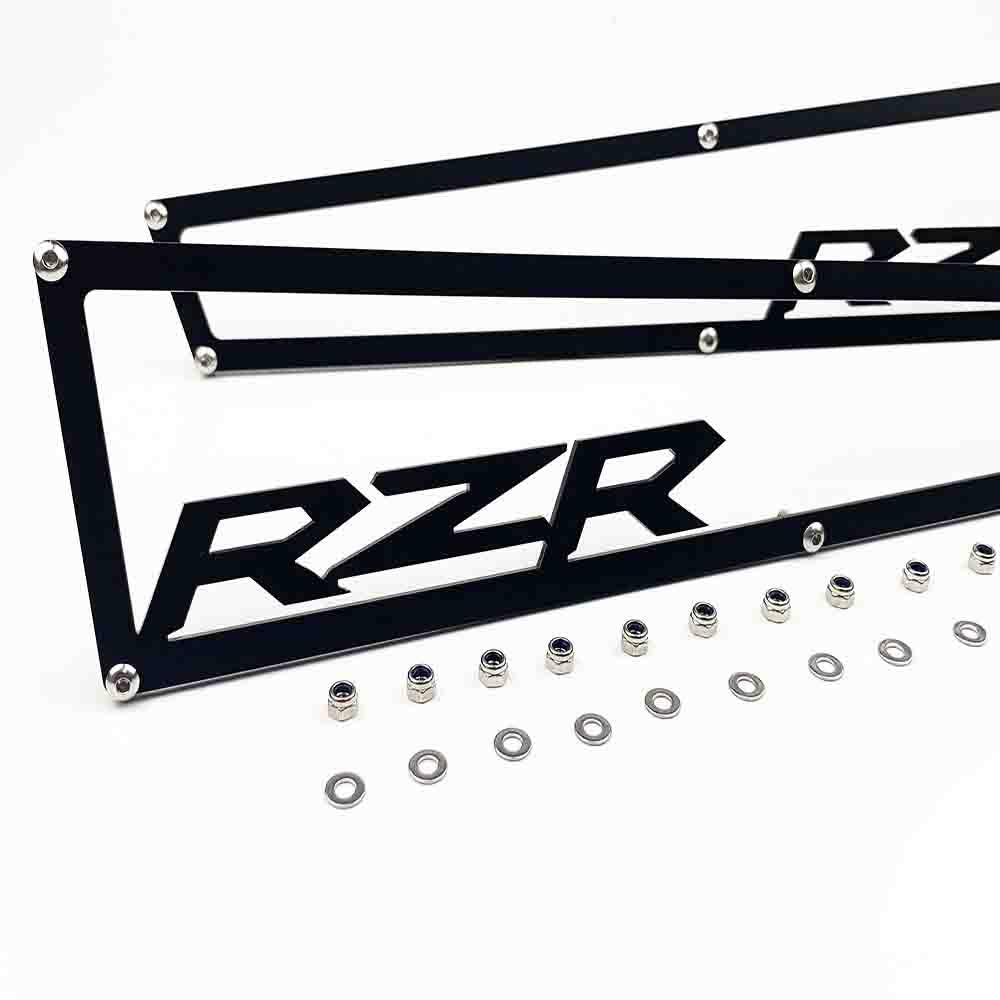 BOFiNEHY Side Vent Covers for 2014-2018 Polaris RZR XP 1000 & Turbo, Anodized Black Aluminum, Includes Stainless Steel Hardware, 1 Pair