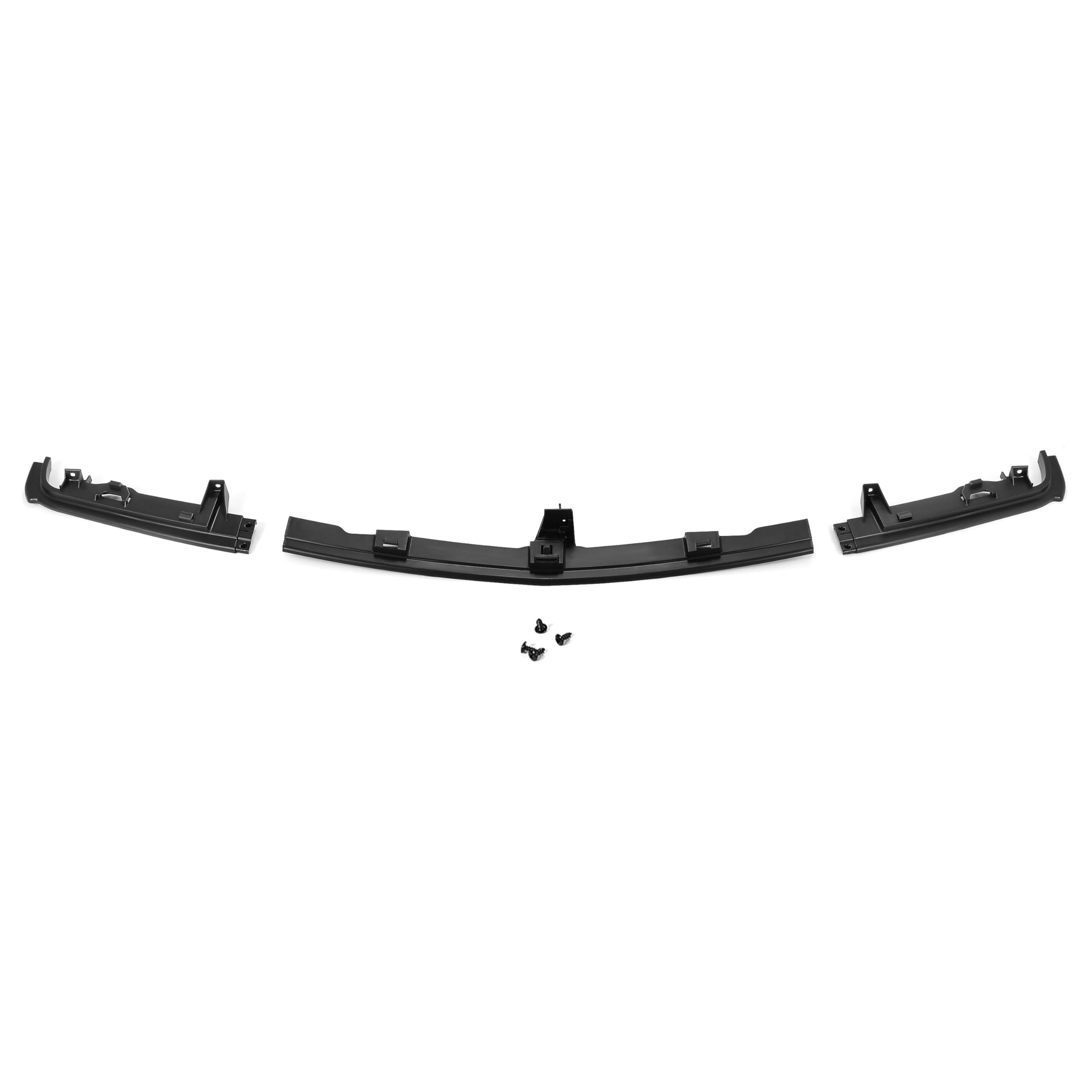 HECASA Front Bumper Filler Trim for 1994-2000 Chevy GMC C/K, Black, Plastic (PP), Model NN1794, Replacement for GM1087180