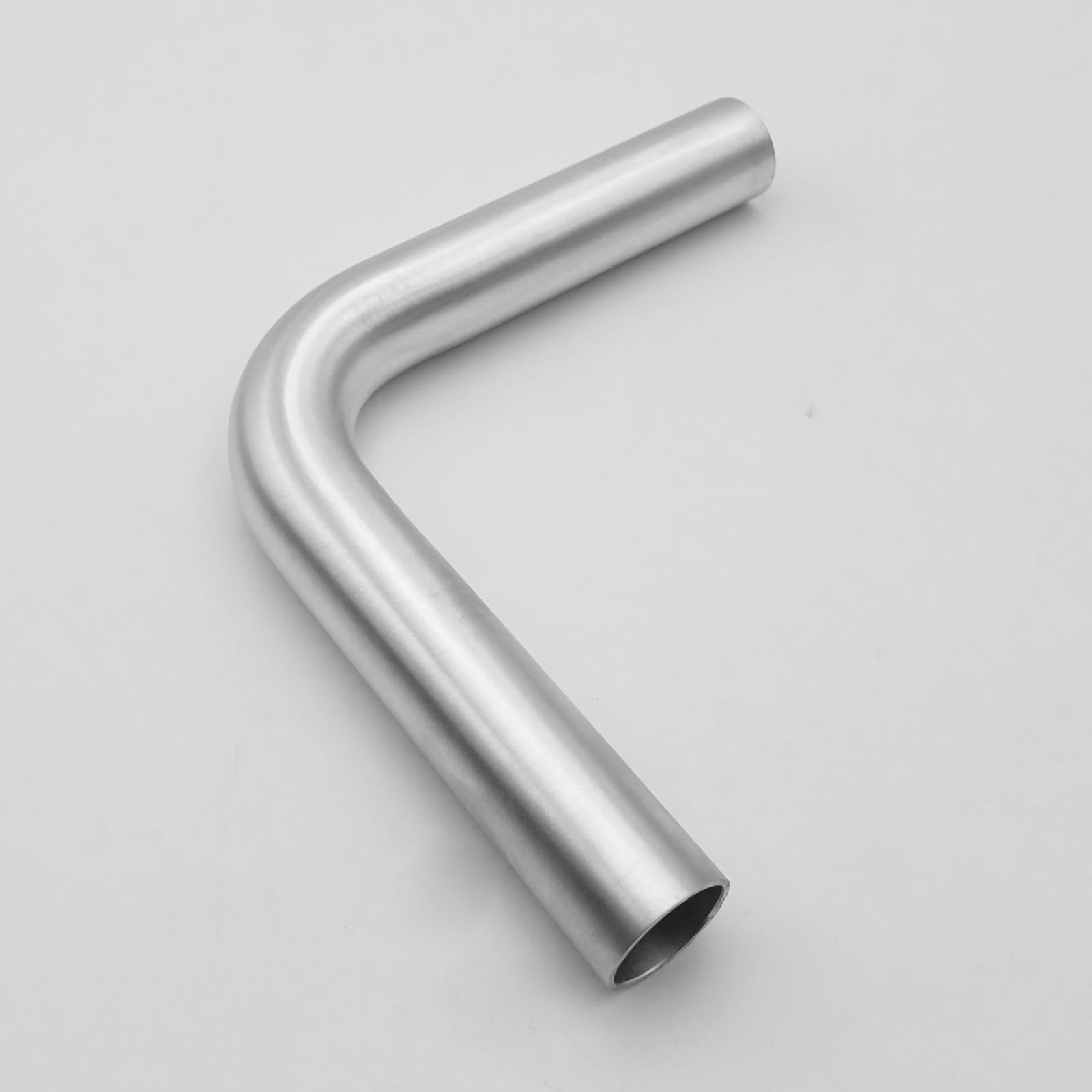 Ac Performance 1.5'' (38Mm) Od 90 Degree Aluminum Elbow Intercooler Pipe Air Intake Tube, 1.2D Radius, Brushed Finish