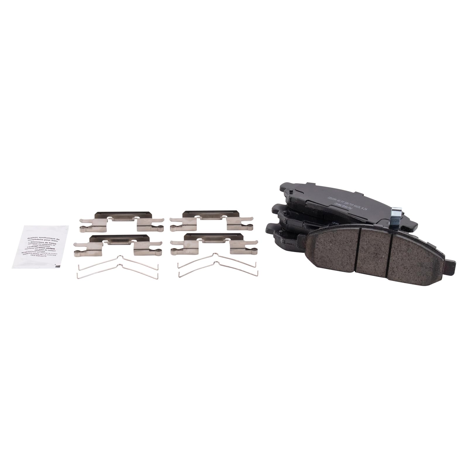 TRQ Front Brake Pads Ceramic Compatible with 2015-2018 Chevrolet City Express 2005-2022 Nissan Frontier 2011-2014 LEAF 2013-2021