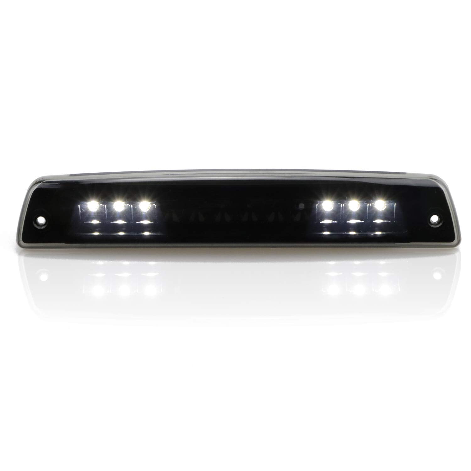 Tresound For 1994-2001 Dodge Ram 1500/2500/3500 Third 3Rd Led Brake Light Cargo Lamp High Mount Brake Light Replacement (Black+ Smoke Lens)