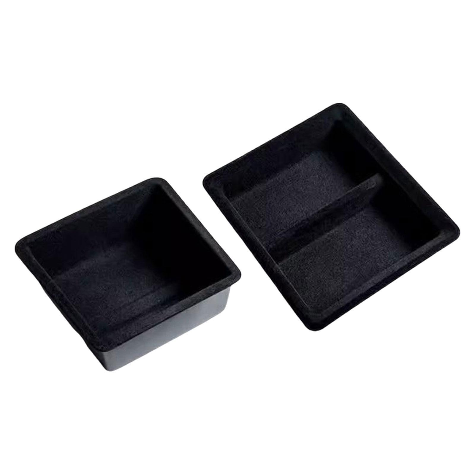 MERISHOPP 2Pcs Center Console Organizer Tray Black Compatible with Automobile Tesla Model 3 Y| Motors|Parts & Accessories|Car & 