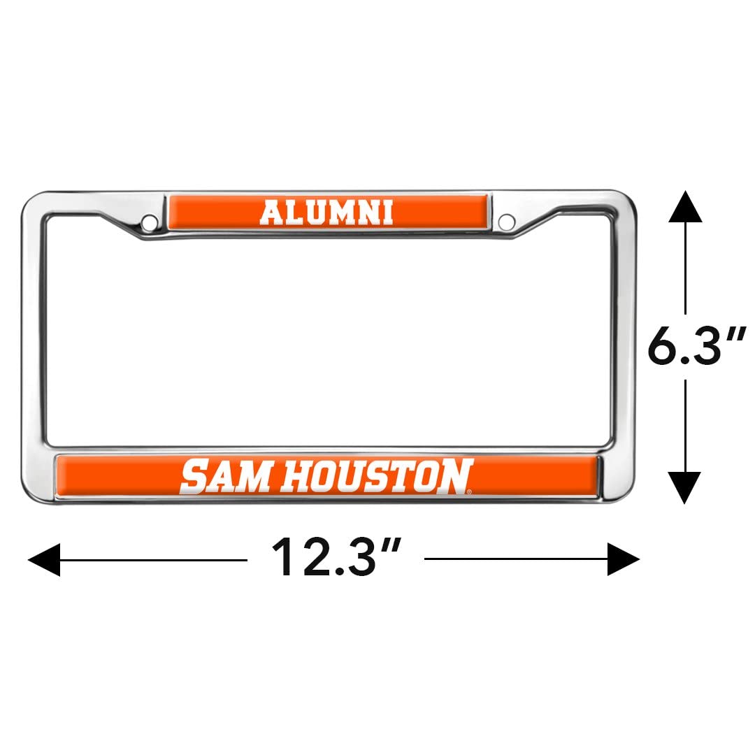 Sam Houston State Alumni Logo Full Size Standard License Plate Metal Frame