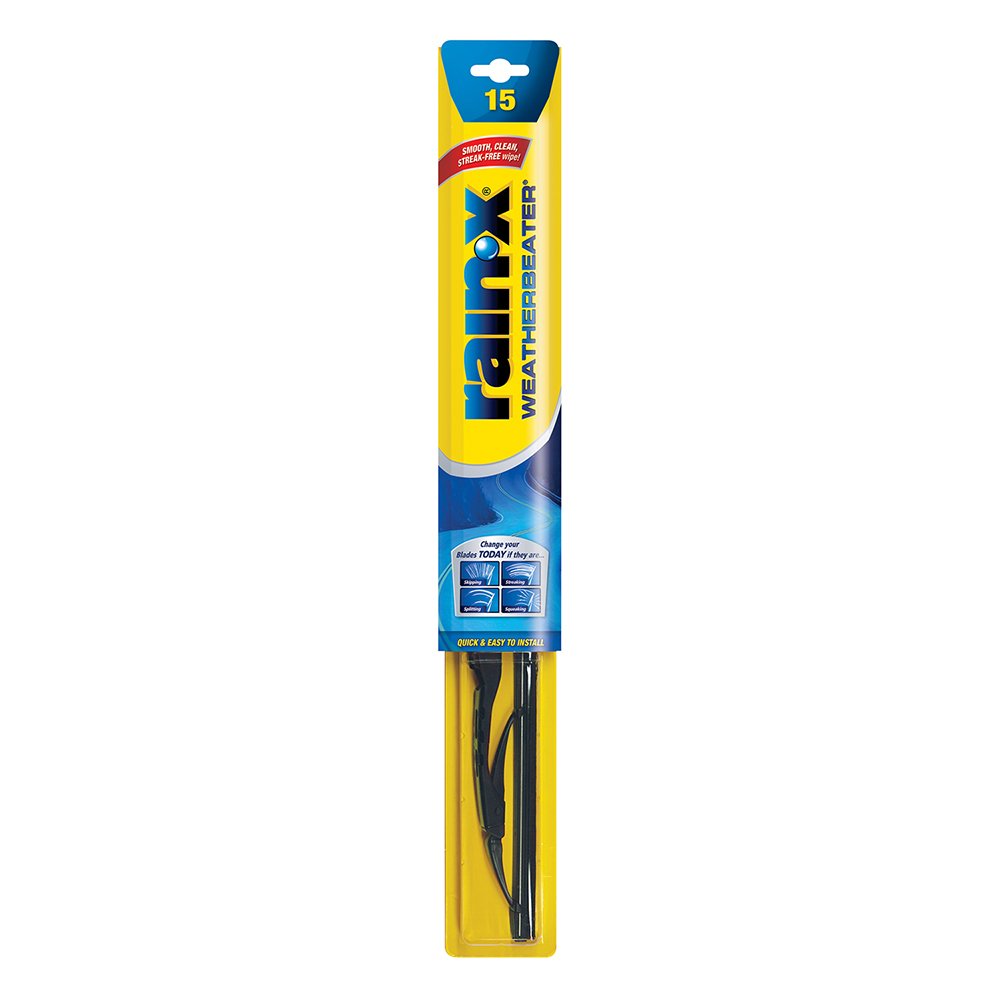 Rain-X Rx30215 Weatherbeater Wiper Blades, 15'' Windshield Wipers (Pack Of 1), Automotive Replacement Windshield Wiper Blades Th