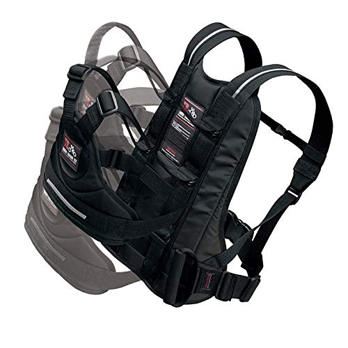 Rekotandem Child Motorcycle Safety Harness With Handles Reflective Material Black