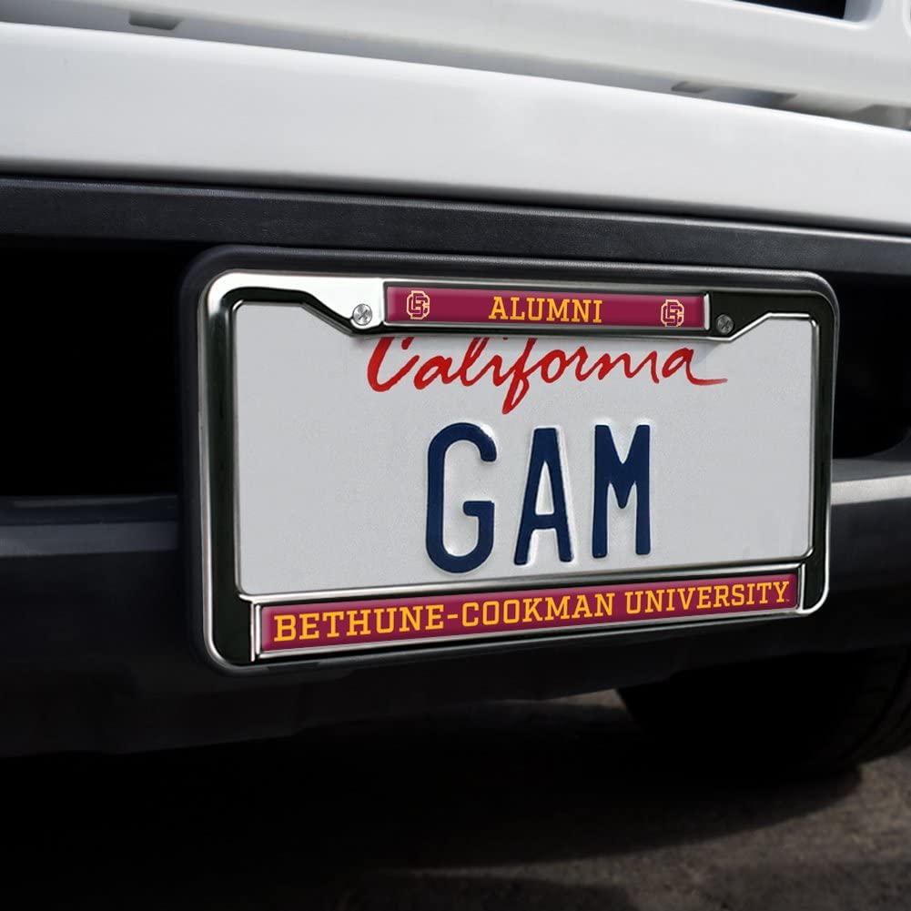GRAPHICS & MORE Metal License Plate Frame - Bethune-Cookman University Alumni - Full Size, One Size