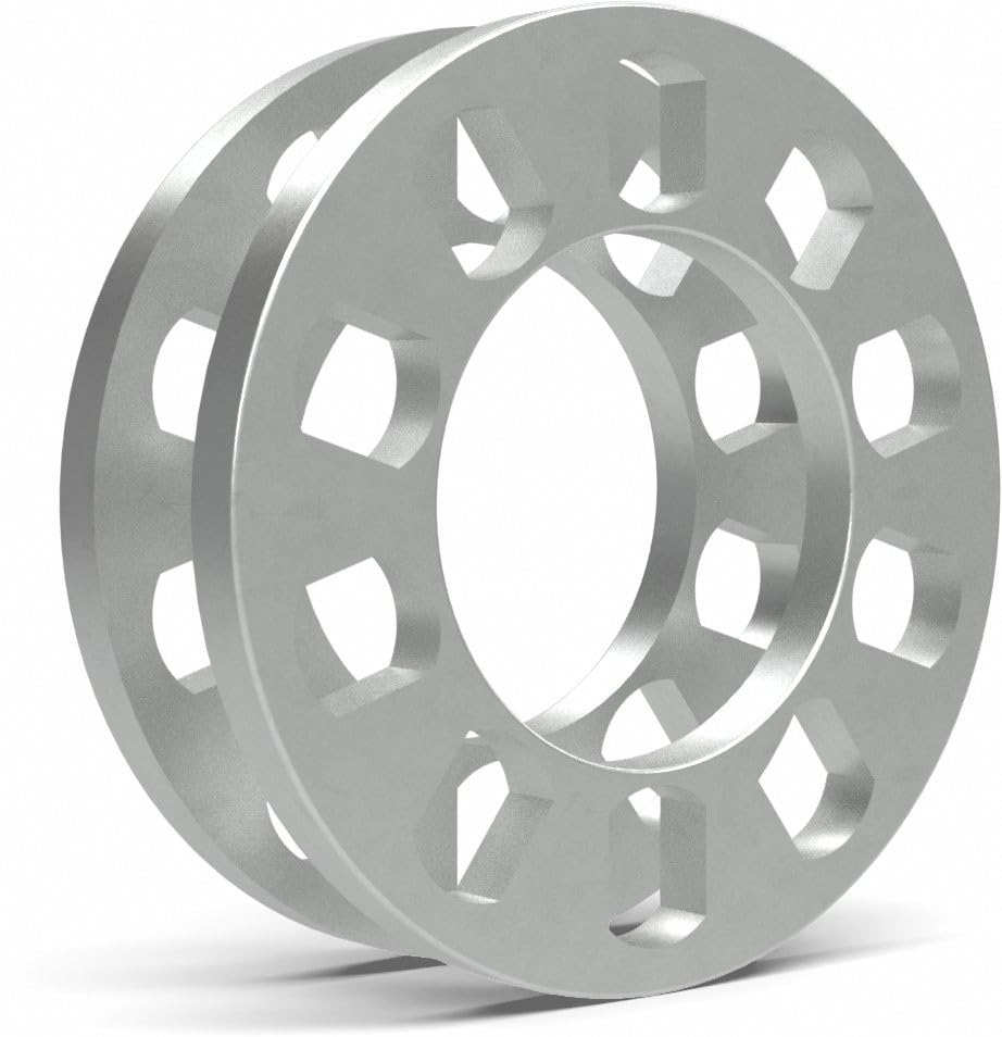 Wheel Accessories Parts 4 Pcs Die Cast Wheel Spacers 12Mm 1/2'' Thick Fits Bolt Patterns 5X4.25 5X110 5X112 5X4.5 5X115 5X120 5X