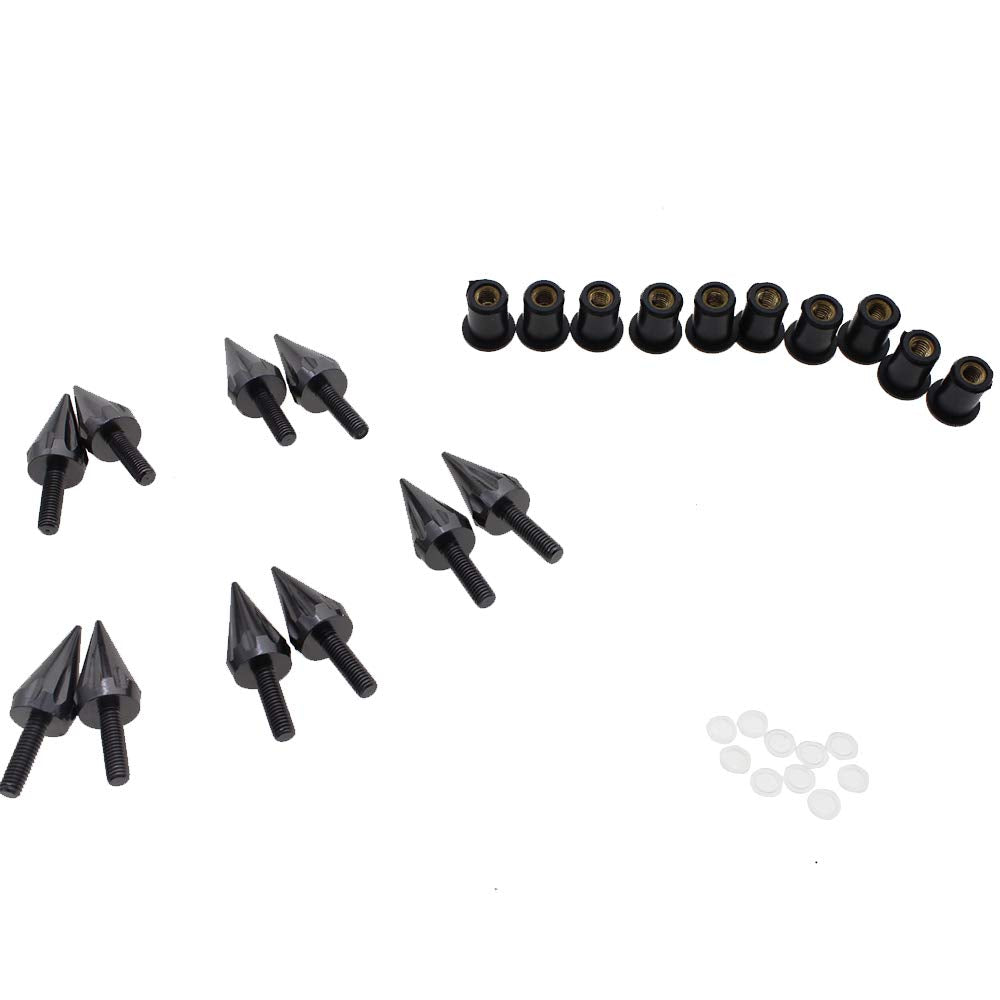 Procnc Motorcycle Spike Windshield Bolts Screw Nuts Fit For Honda Cbr 600Rr 1000Rr For Suzuki Gsxr 600 750 1000 For Yamaha R1 R6