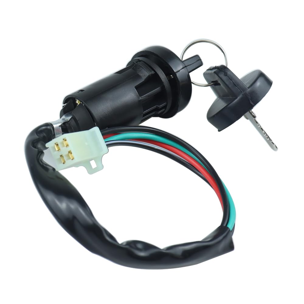4 Pin Ignition Switch Key Set With Cap For 50Cc 70Cc 90Cc 110Cc 125Cc 150Cc 200Cc 250Cc Taotao Sunl Chinese Atv Dirt Bike Electr