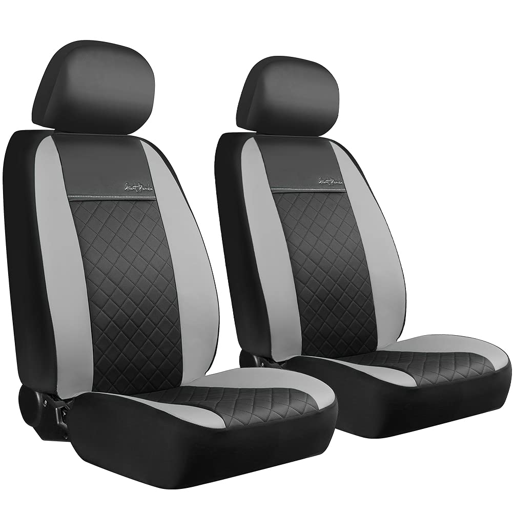 Giant Panda Front Car Seat Cover Custom Fit Toyota, Leather Bucket Seat Covers For Toyota Rav4 Camry Highlander Corolla Prius (G